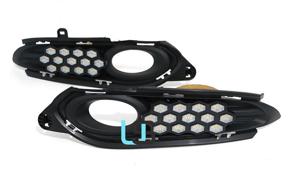 Car Accessories DRL Brake Reverse Front Bumper Fog Lamp Cover Daytime Running Lights Turn Signal Daylight for Honda Hrv Hr-V Vezel 2015-2018